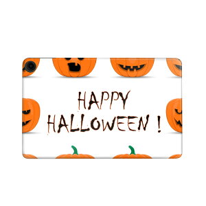 fire max 11 専用 ファイヤーマックス タブレット 専用スキンシール カバー ケース 保護 フィルム ステッカー デコ アクセサリー デザイン 013393 かぼちゃ ハロウィン オレンジ