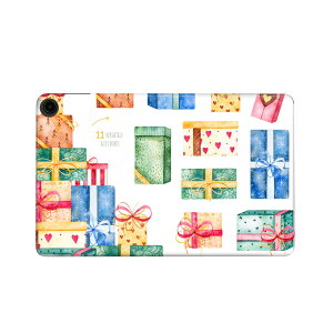 fire max 11 専用 ファイヤーマックス タブレット 専用スキンシール カバー ケース 保護 フィルム ステッカー デコ アクセサリー デザイン 013468 プレゼント クリスマス 英語