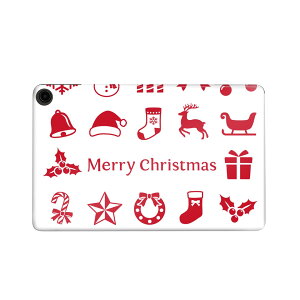 fire max 11 専用 ファイヤーマックス タブレット 専用スキンシール カバー ケース 保護 フィルム ステッカー デコ アクセサリー デザイン 013947 クリスマス 冬 トナカイ