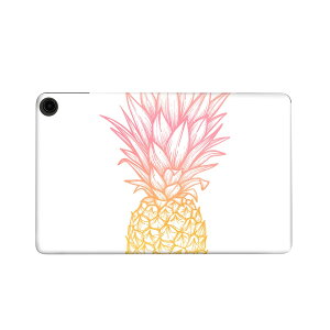 fire max 11 専用 ファイヤーマックス タブレット 専用スキンシール カバー ケース 保護 フィルム ステッカー デコ アクセサリー デザイン 014260 パイナップル 夏 トロピカル