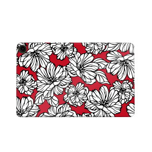 fire max 11 専用 ファイヤーマックス タブレット 専用スキンシール カバー ケース 保護 フィルム ステッカー デコ アクセサリー デザイン 014632 花 リーフ トロピカル