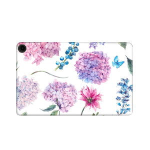 fire max 11 専用 ファイヤーマックス タブレット 専用スキンシール カバー ケース 保護 フィルム ステッカー デコ アクセサリー デザイン 014760 アジサイ 花 梅雨