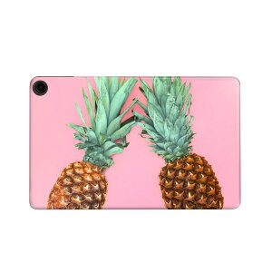 fire max 11 専用 ファイヤーマックス タブレット 専用スキンシール カバー ケース 保護 フィルム ステッカー デコ アクセサリー デザイン 014882 パイナップル 夏 ピンク 食べ物 果物