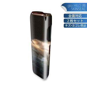 glo HILO 専用 デザインスキンシール 全面 2枚セットフルセット カバー ケース 保護 グロー グロウ ステッカー デコ アクセサリー ステッカー 保護シール 高品質再剥離性シート 003213 人物 絵