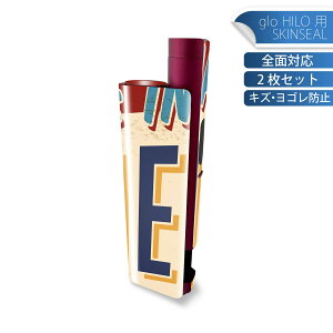 glo HILO plus ��p �f�U�C���X�L���V�[�� �S�� 2���Z�b�g�t���Z�b�g �J�o�[ �P�[�X �ی� �X�e�b�J�[ �f�R �A�N�Z�T���[ �X�e�b�J�[ �ی�V�[�� ���i���Ĕ������V�[�g 001617 �A�����J�@�Ŕ@�v