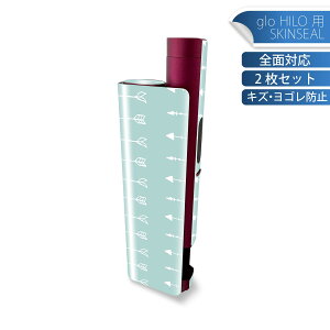 glo HILO plus ��p �f�U�C���X�L���V�[�� �S�� 2���Z�b�g�t���Z�b�g �J�o�[ �P�[�X �ی� �X�e�b�J�[ �f�R �A�N�Z�T���[ �X�e�b�J�[ �ی�V�[�� ���i���Ĕ������V�[�g 050421