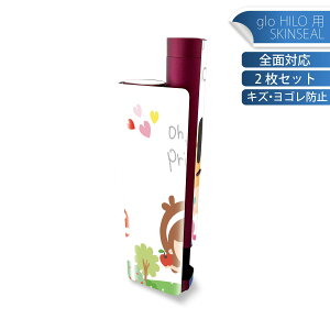 glo HILO plus ��p �f�U�C���X�L���V�[�� �S�� 2���Z�b�g�t���Z�b�g �J�o�[ �P�[�X �ی� �X�e�b�J�[ �f�R �A�N�Z�T���[ �X�e�b�J�[ �ی�V�[�� ���i���Ĕ������V�[�g 006280 �L�����N�^�[�@�C��