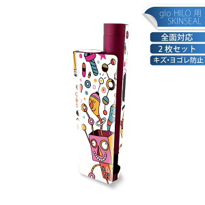 glo HILO plus ��p �f�U�C���X�L���V�[�� �S�� 2���Z�b�g�t���Z�b�g �J�o�[ �P�[�X �ی� �X�e�b�J�[ �f�R �A�N�Z�T���[ �X�e�b�J�[ �ی�V�[�� ���i���Ĕ������V�[�g 008082 ���{�b�g�@�@�B�@�J