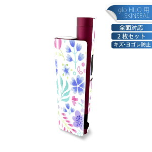 glo HILO plus ��p �f�U�C���X�L���V�[�� �S�� 2���Z�b�g�t���Z�b�g �J�o�[ �P�[�X �ی� �X�e�b�J�[ �f�R �A�N�Z�T���[ �X�e�b�J�[ �ی�V�[�� ���i���Ĕ������V�[�g 010479 �@�ԁ@�J���t��