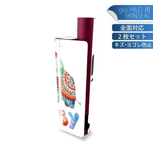 glo HILO plus ��p �f�U�C���X�L���V�[�� �S�� 2���Z�b�g�t���Z�b�g �J�o�[ �P�[�X �ی� �X�e�b�J�[ �f�R �A�N�Z�T���[ �X�e�b�J�[ �ی�V�[�� ���i���Ĕ������V�[�g 014035 �]�E�@�����@�A�j�}
