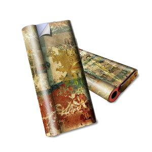 glo hyper air 専用 デザインスキンシール 全面 フルセット カバー ケース 保護 グロー ハイパー エア グロウ ステッカー デコ アクセサリー 電子たばこ 002488 英語 文字 ビンテージ