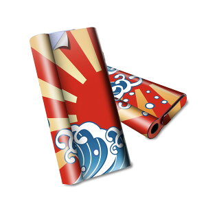 glo hyper air 専用 デザインスキンシール 全面 フルセット カバー ケース 保護 グロー ハイパー エア グロウ ステッカー デコ アクセサリー 電子たばこ 002658 和風 和柄 海