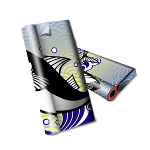 glo hyper air 専用 デザインスキンシール 全面 フルセット カバー ケース 保護 グロー ハイパー エア グロウ ステッカー デコ アクセサリー 電子たばこ 002818 和風 和柄 魚