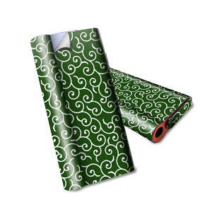 glo hyper air 専用 デザインスキンシール 全面 フルセット カバー ケース 保護 グロー ハイパー エア グロウ ステッカー デコ アクセサリー 電子たばこ 004734 和柄 和風 緑