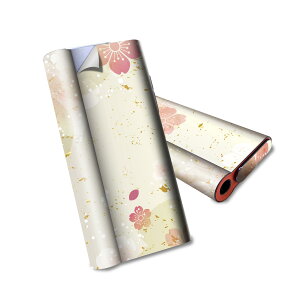 glo hyper air 専用 デザインスキンシール 全面 フルセット カバー ケース 保護 グロー ハイパー エア グロウ ステッカー デコ アクセサリー 電子たばこ 006429 和風 和柄 花