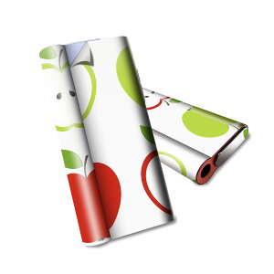 glo hyper air 専用 デザインスキンシール 全面 フルセット カバー ケース 保護 グロー ハイパー エア グロウ ステッカー デコ アクセサリー 電子たばこ 009688 りんご 赤 緑