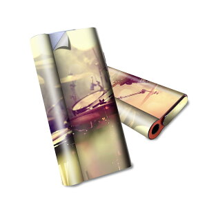 glo hyper air 専用 デザインスキンシール 全面 フルセット カバー ケース 保護 グロー ハイパー エア グロウ ステッカー デコ アクセサリー 電子たばこ 011443 ドラム 音楽 バンド