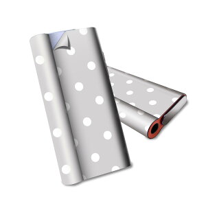 glo hyper air 専用 デザインスキンシール 全面 フルセット カバー ケース 保護 グロー ハイパー エア グロウ ステッカー デコ アクセサリー 電子たばこ 012565 ドット 水玉 グレー