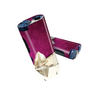 glo hyper pro 用 デザインスキンシール 側面2枚 天面3枚 セット 360°カバー ケース 保護 グロー ハイパー プロ グロウ ステッカー デコ アクセサリー 001606 リボン 冬