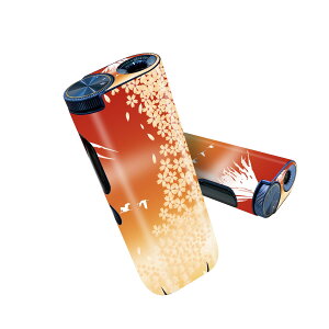 glo hyper pro 用 デザインスキンシール 側面2枚 天面3枚 セット 360°カバー ケース 保護 グロー ハイパー プロ グロウ ステッカー デコ アクセサリー 003170 和風 和柄 景色