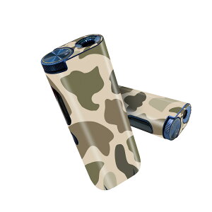 glo hyper pro 用 デザインスキンシール 側面2枚 天面3枚 セット 360°カバー ケース 保護 グロー ハイパー プロ グロウ ステッカー デコ アクセサリー 004274 迷彩 カモフラ 模様