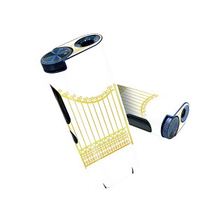 glo hyper pro 用 デザインスキンシール 側面2枚 天面3枚 セット 360°カバー ケース 保護 グロー ハイパー プロ グロウ ステッカー デコ アクセサリー 009349 アンティーク 黄色