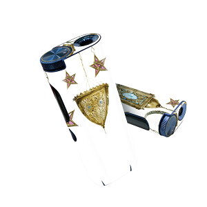 glo hyper pro 用 デザインスキンシール 側面2枚 天面3枚 セット 360°カバー ケース 保護 グロー ハイパー プロ グロウ ステッカー デコ アクセサリー 009705 アンティーク 星 月