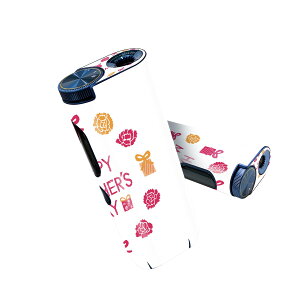 glo hyper pro 用 デザインスキンシール 側面2枚 天面3枚 セット 360°カバー ケース 保護 グロー ハイパー プロ グロウ ステッカー デコ アクセサリー 012950 母の日 カーネーション 花