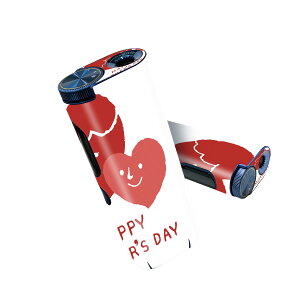 glo hyper pro 用 デザインスキンシール 側面2枚 天面3枚 セット 360°カバー ケース 保護 グロー ハイパー プロ グロウ ステッカー デコ アクセサリー 015279 母の日 バラ 花 母 カーネーション