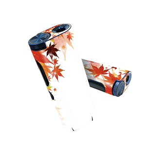 glo hyper pro 用 デザインスキンシール 側面2枚 天面3枚 セット 360°カバー ケース 保護 グロー ハイパー プロ グロウ ステッカー デコ アクセサリー 015654 和柄 紅葉 和風