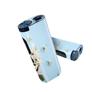 glo hyper pro 用 デザインスキンシール 側面2枚 天面3枚 セット 360°カバー ケース 保護 グロー ハイパー プロ グロウ ステッカー デコ アクセサリー 015878 花 写真 自然 カラフル