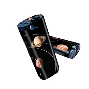 glo hyper pro 用 デザインスキンシール 側面2枚 天面3枚 セット 360°カバー ケース 保護 グロー ハイパー プロ グロウ ステッカー デコ アクセサリー 015918 太陽系 宇宙 惑星