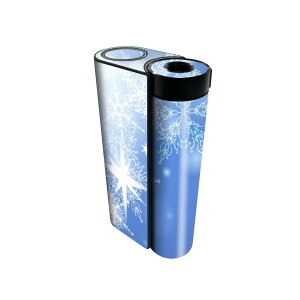 glo hyper x2 専用 デザインスキンシール 全面 フルセット カバー ケース 保護 グロー グロウ ステッカー デコ アクセサリー 電子たばこ 001514 冬 雪