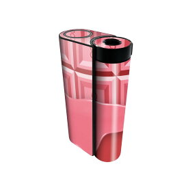 glo hyper x2 専用 デザインスキンシール 全面 フルセット カバー ケース 保護 グロー グロウ ステッカー デコ アクセサリー 電子たばこ 002446 チョコレート　ピンク