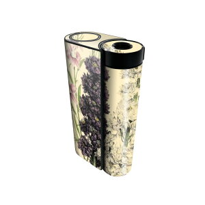 glo hyper x2 専用 デザインスキンシール 全面 フルセット カバー ケース 保護 グロー グロウ ステッカー デコ アクセサリー 電子たばこ 026068 花 ボタニカル アンティーク