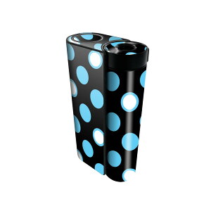 glo hyper x2 専用 デザインスキンシール 全面 フルセット カバー ケース 保護 グロー グロウ ステッカー デコ アクセサリー 電子たばこ 006197 水玉 模様