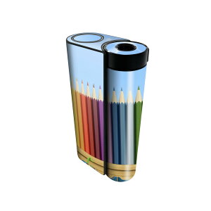 glo hyper x2 専用 デザインスキンシール 全面 フルセット カバー ケース 保護 グロー グロウ ステッカー デコ アクセサリー 電子たばこ 008892 カラフル イラスト おもちゃ