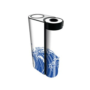 glo hyper x2 専用 デザインスキンシール 全面 フルセット カバー ケース 保護 グロー グロウ ステッカー デコ アクセサリー 電子たばこ 009801 和風 和柄 海