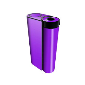glo hyper x2 専用 デザインスキンシール 全面 フルセット カバー ケース 保護 グロー グロウ ステッカー デコ アクセサリー 電子たばこ 012236 紫　単色　シンプル
