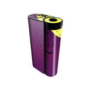 glo hyper x2 専用 デザインスキンシール 全面 フルセット カバー ケース 保護 グロー グロウ ステッカー デコ アクセサリー 電子たばこ 012653 ハロウィン 月 魔女