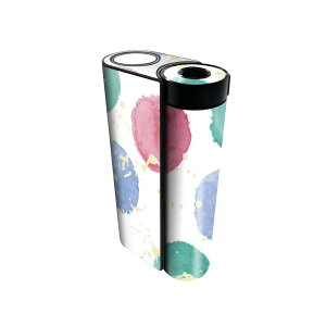 glo hyper x2 専用 デザインスキンシール 全面 フルセット カバー ケース 保護 グロー グロウ ステッカー デコ アクセサリー 電子たばこ 012699 ドット 水玉 ペイント