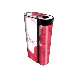 glo hyper x2 専用 デザインスキンシール 全面 フルセット カバー ケース 保護 グロー グロウ ステッカー デコ アクセサリー 電子たばこ 012909 母の日 カーネーション 花