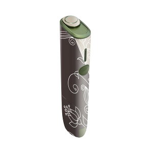 IQOS ILUMA ONE 用 デザインスキンシール アイコス イルマ ワン 対応 シール スキンシール フル アクセサリ 保護シール デコシール 005095 植物 ブラウン イラスト