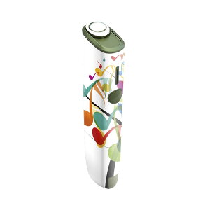 IQOS ILUMA ONE 用 デザインスキンシール アイコス イルマ ワン 対応 シール スキンシール フル アクセサリ 保護シール デコシール 005962 音符 カラフル