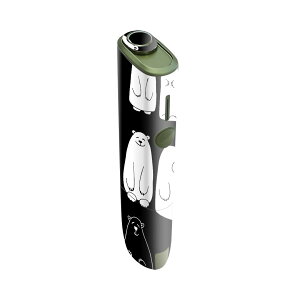 IQOS ILUMA ONE 用 デザインスキンシール アイコス イルマ ワン 対応 シール スキンシール フル アクセサリ 保護シール デコシール 014600 クマ 動物 アニマル