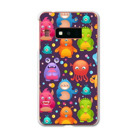 INFOBARA03 INFOBAR A03 インフォバー au エーユー カバー ケース スマホケース スマホカバー PC ハードケース モンスター　カラフル　キャラクター ユニーク 008664