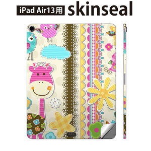 iPad Air13 �p �X�L���V�[�� �A�C�p�b�h �G�A 13�C���` �Ή� �S�ʃX�L���V�[�� �t�� �w�� ���� �ی�V�[�� �l�C �� ���� �L�����N�^�[ 002854