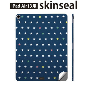 iPad Air13 �p �X�L���V�[�� �A�C�p�b�h �G�A 13�C���` �Ή� �S�ʃX�L���V�[�� �t�� �w�� ���� �ی�V�[�� �l�C �� �X�^�[ �� �J���t�� �͗l 008900