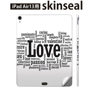 iPad Air13 �p �X�L���V�[�� �A�C�p�b�h �G�A 13�C���` �Ή� �S�ʃX�L���V�[�� �t�� �w�� ���� �ی�V�[�� �l�C �p�� �� �� LOVE 009299