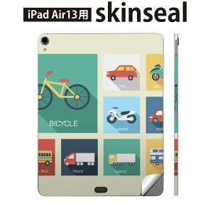 iPad Air13 用 スキンシール アイパッド エア 13インチ 対応 全面スキンシール フル 背面 側面 保護シール 人気 乗り物 車 バイク 010459